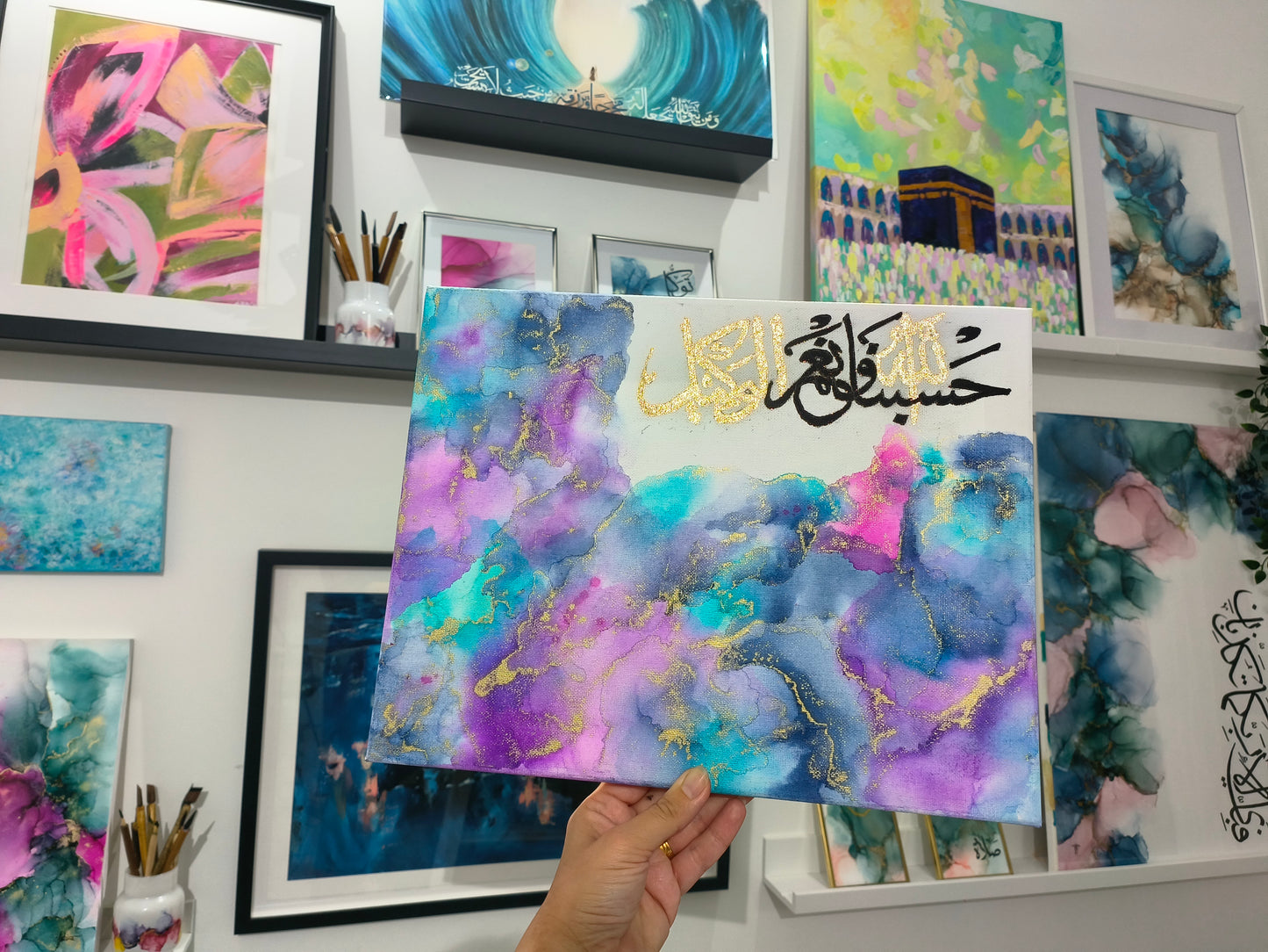 Calligraphy on Canvas