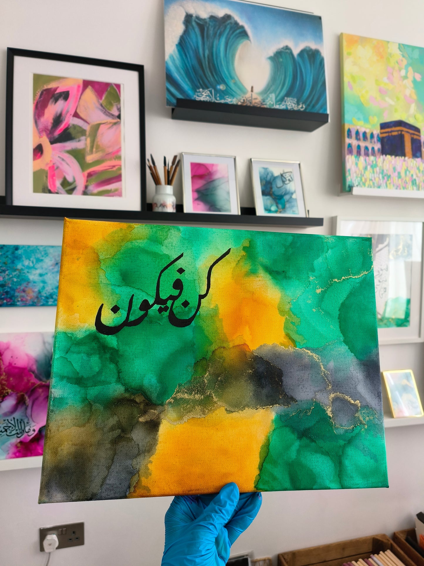 Calligraphy on Canvas