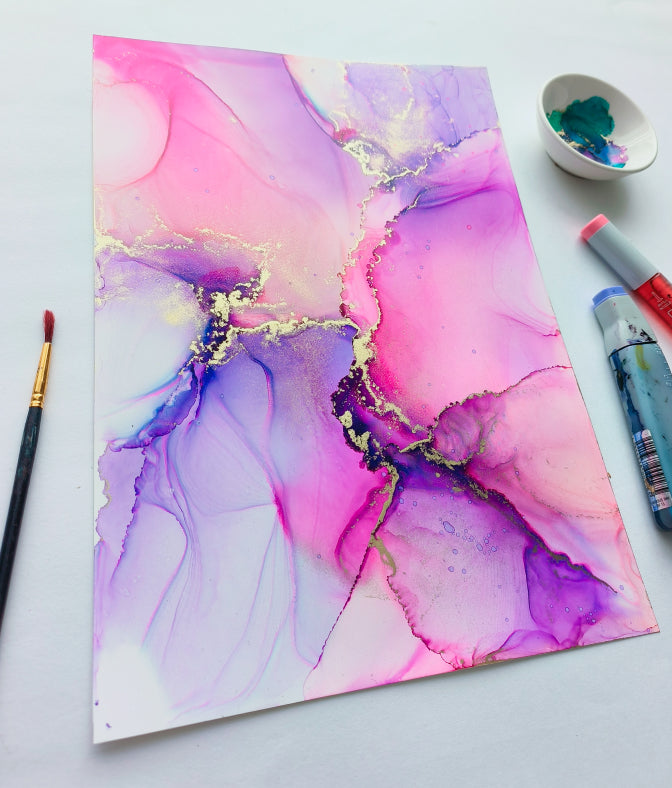 Ripples and Fades - Advanced Alcohol ink Workshop